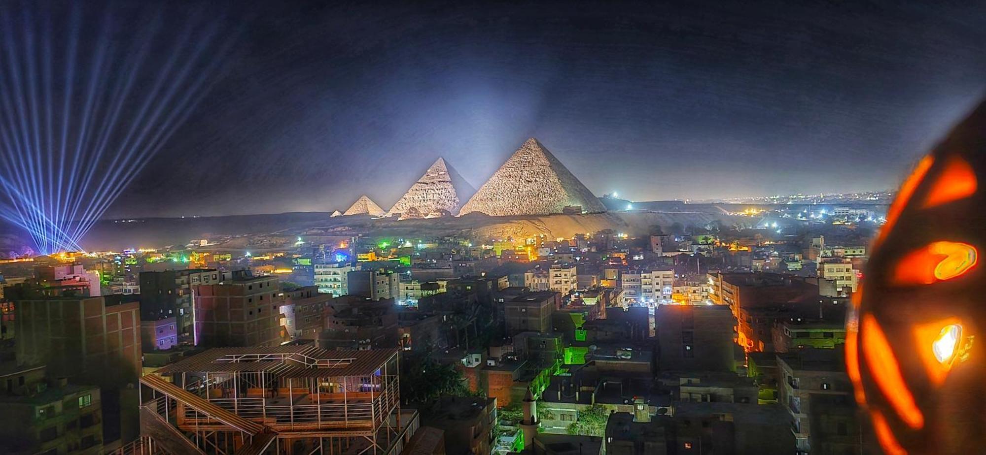 Отель Oscar Pyramids View Nazlet el-Sisi Экстерьер фото
